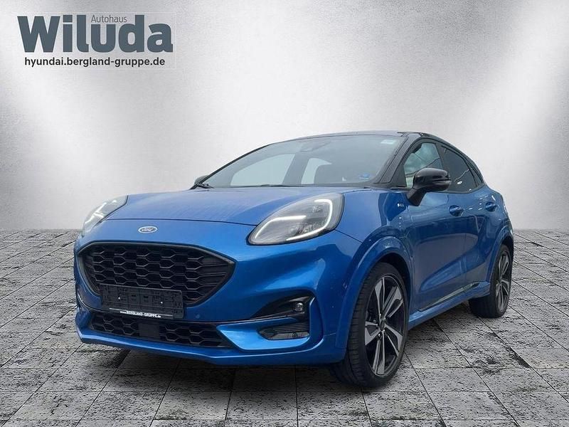 "lackierung ""dynamicblau" blau Gebraucht 2021 Ford Puma ST-Line X SUV | 19.840 € (Fairer Preis) - Bild 1/4