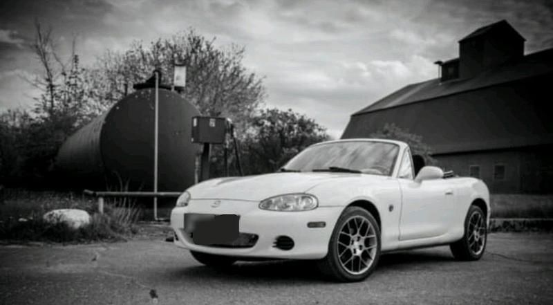 Gebraucht Mazda MX5 110 PS (80 kW) 2001 Weiß Cabrio