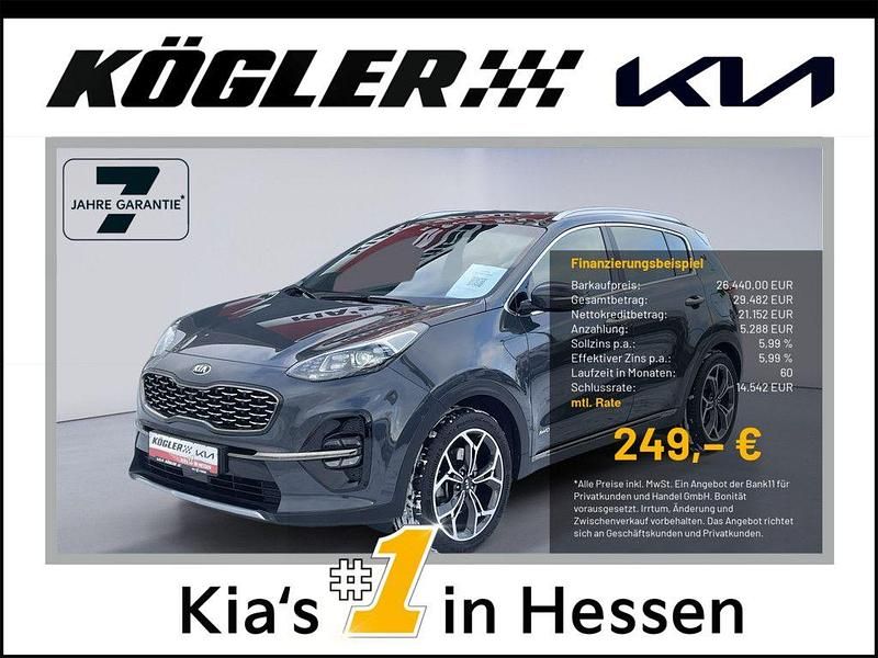 Grau Gebraucht 2021 Kia Sportage GT-Line SUV | 26.440 € (Etwas zu teuer) - Bild 1/3