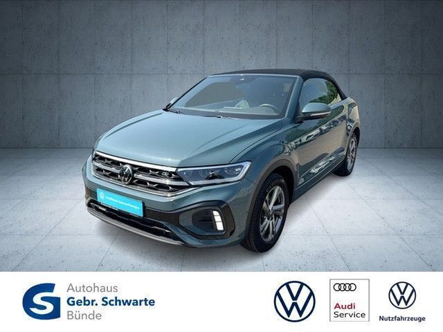 Blau Gebraucht 2024 VW T-Roc Cabriolet R-line Cabrio | 30.990 € (Fairer Preis) - Bild 1/4