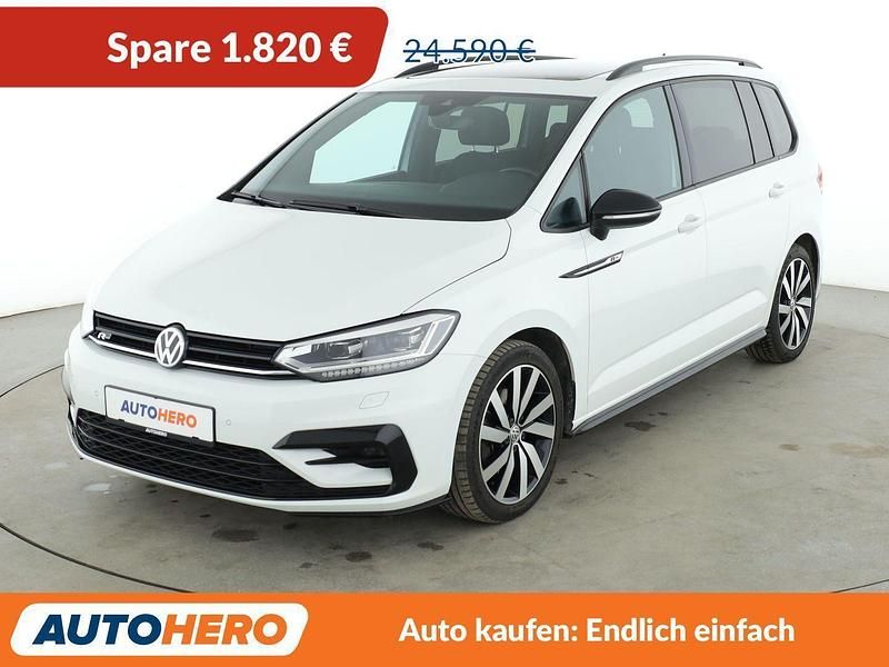 Gebraucht VW Touran Highline 150 PS (110 kW) 2019 Weiß Van / Kleinbus