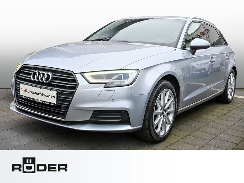 Silber Gebraucht 2019 Audi A3 Sportback Design Kleinwagen | 20.950 € (Guter Preis) - Bild 1/4