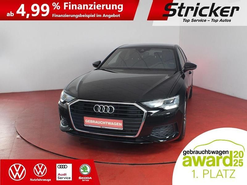 Brillantschwarz Gebraucht 2023 Audi A6 Premium Limousine | 32.949 € - Bild 1/4
