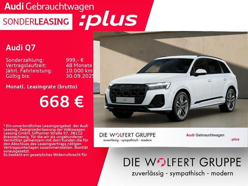 Weiss Gebraucht 2024 Audi Q7 Ambiente SUV | 64.960 € (Superpreis) - Bild 1/4