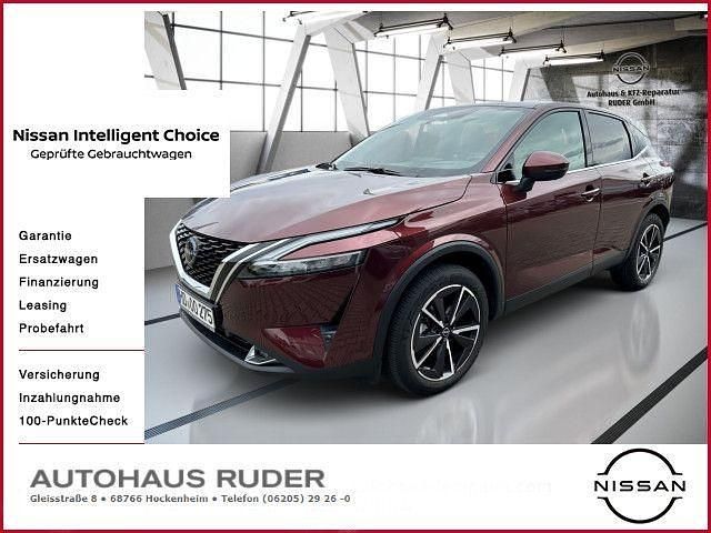 Burgundy (metallic) Gebraucht 2024 Nissan Qashqai Tekna SUV | 29.490 € (Guter Preis) - Bild 1/4