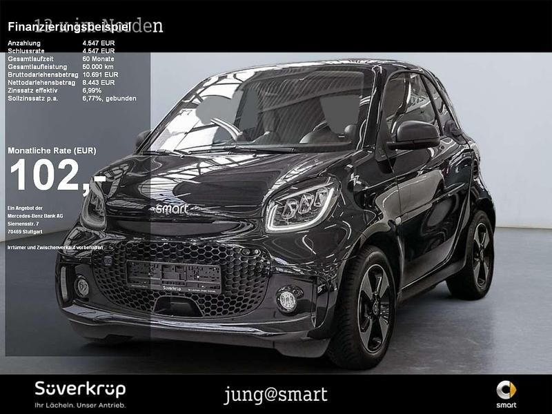 Bodypanels in black Gebraucht 2021 Smart ForTwo Coupé Exclusive Kleinwagen | 11.880 € (Fairer Preis) - Bild 1/2