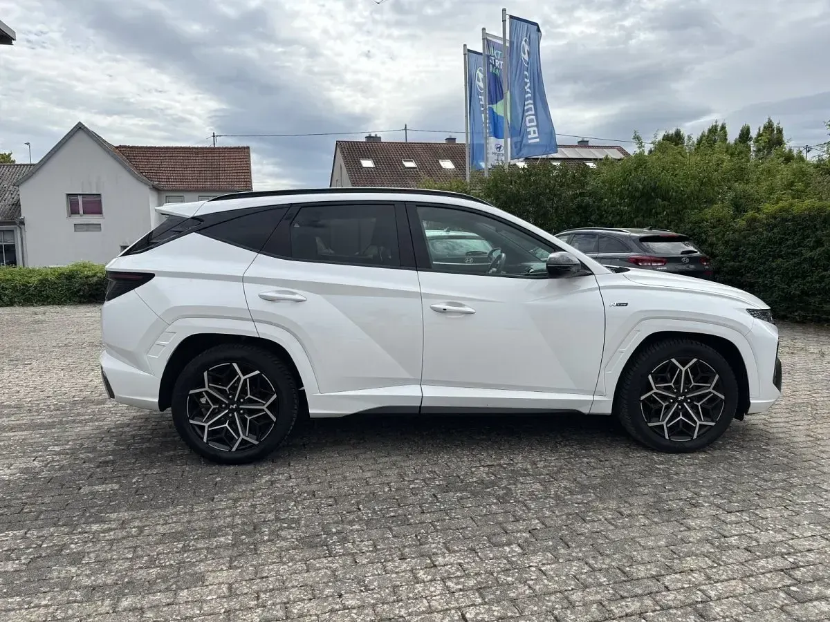 Gebraucht Hyundai Tucson N Line 150 PS (110 kW) 2024 Weiß SUV