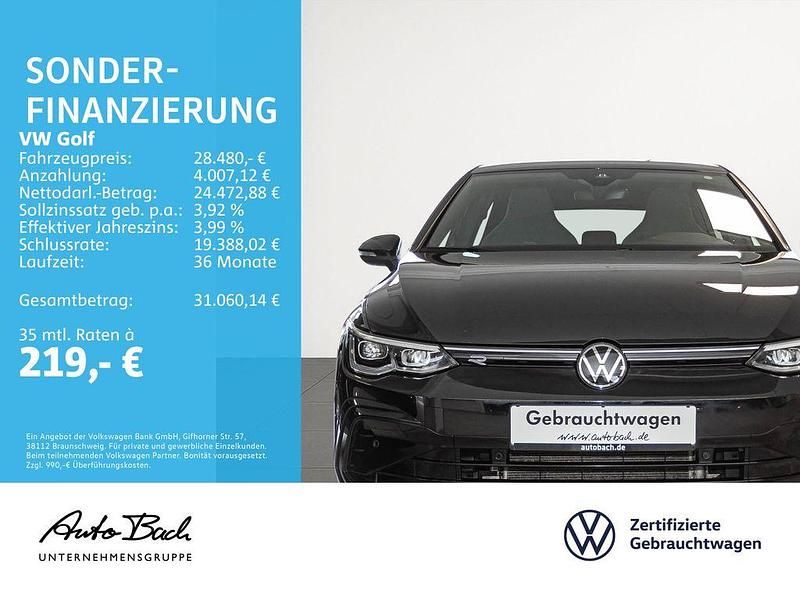 Gebraucht VW Golf VIII R-line 190 PS (139 kW) 2024 Schwarz Limousine