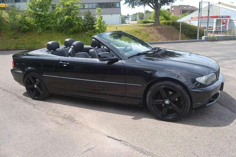 Schwarz Gebraucht 2004 BMW 318 Cabriolet Cabrio | 5.999 € (Fairer Preis) - Bild 1/4