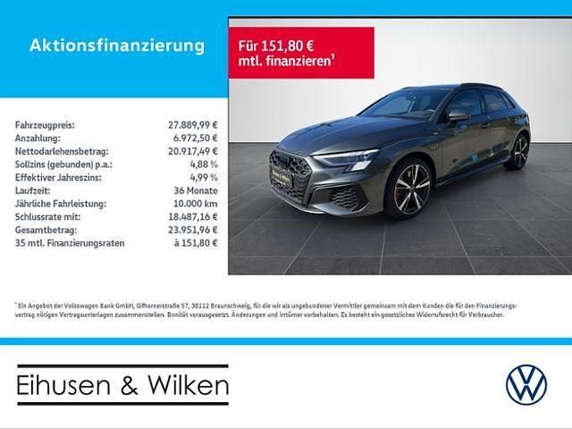 Grau Gebraucht 2022 Audi A3 e-tron S-Line Kleinwagen | 27.890 € (Fairer Preis) - Bild 1/4