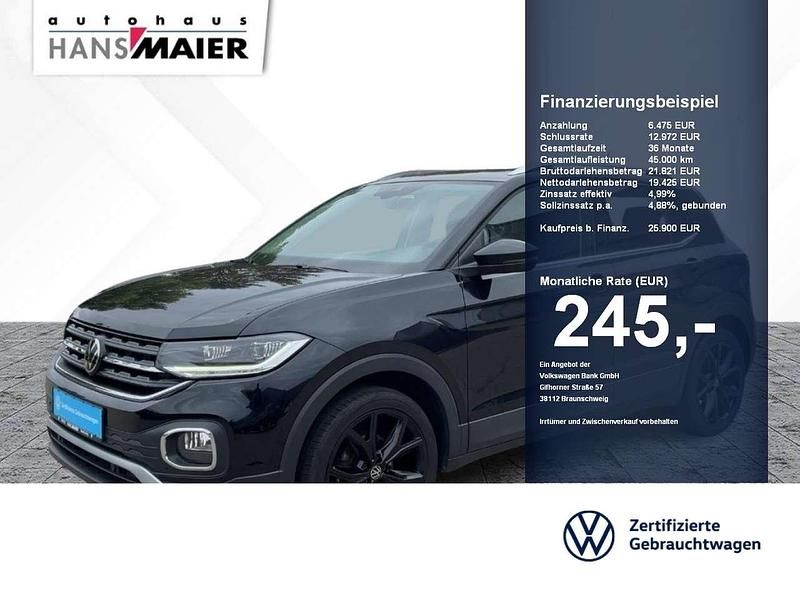 Deep black perleffekt Gebraucht 2022 VW T-Cross Style SUV | 25.900 € (Etwas zu teuer) - Bild 1/2