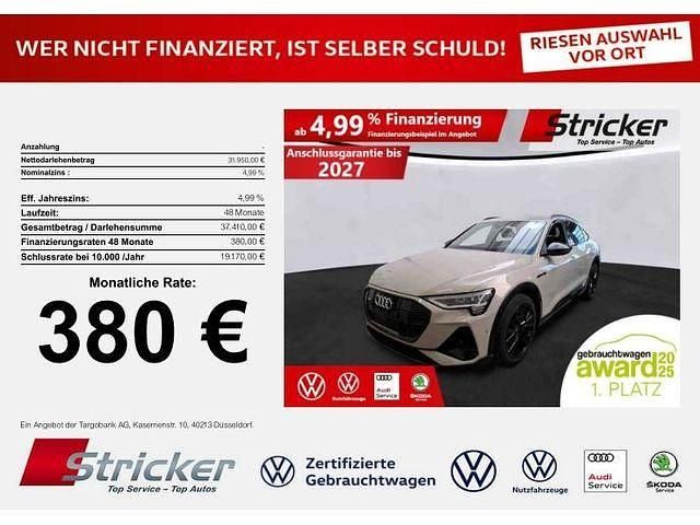 Gebraucht Audi e-tron S-Line 300 kW (408 PS) 2022 Siambeige metallic (metallic) SUV