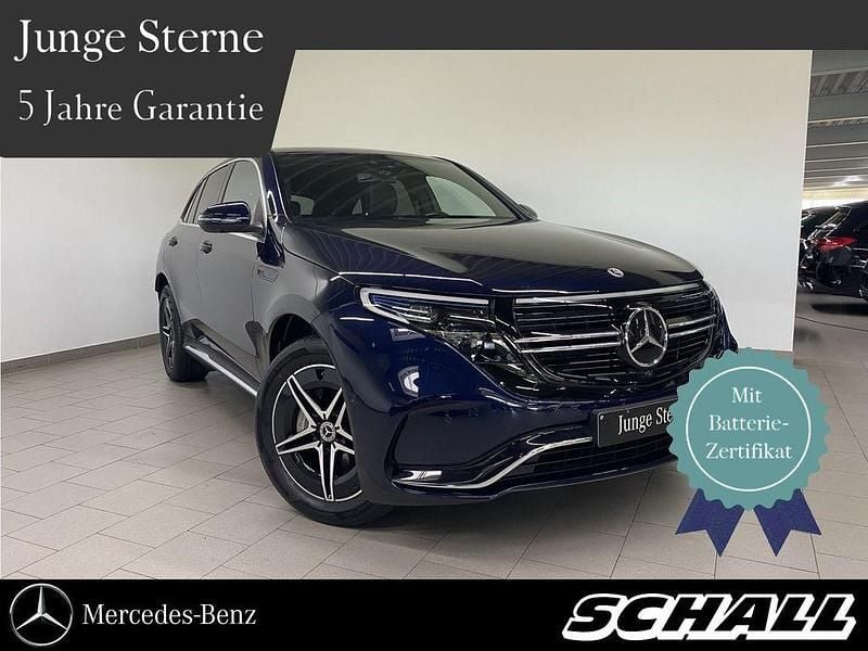 Blau Gebraucht 2021 Mercedes EQC400 AMG SUV | 36.449 € (Superpreis) - Bild 1/4