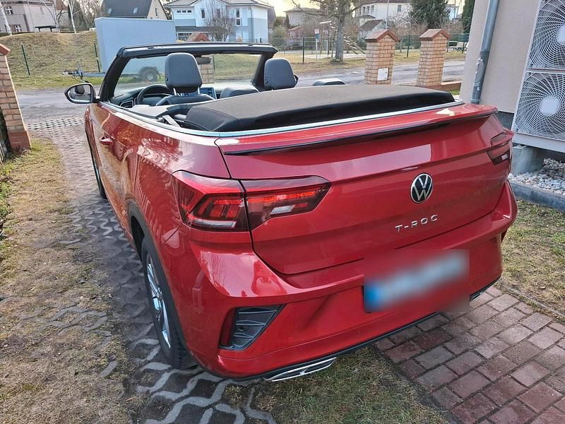 Gebraucht VW T-Roc Cabriolet 150 PS (110 kW) 2023 Rot Cabrio