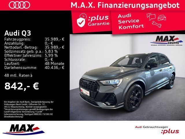Daytonagrau perleffekt (metallic) Gebraucht 2023 Audi Q3 S-Line SUV | 35.989 € (Superpreis) - Bild 1/3