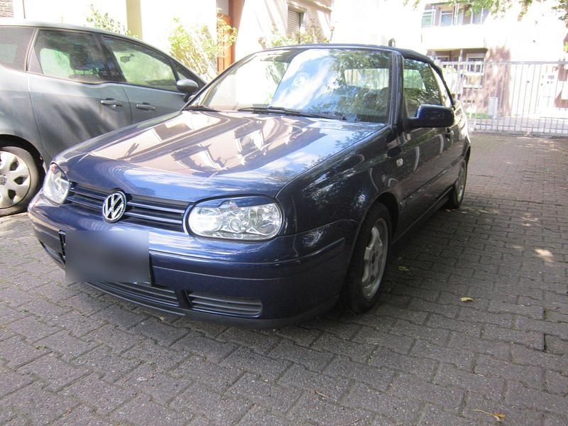Blau Gebraucht 1998 VW Golf Cabriolet Cabrio | 1.550 € (Superpreis) - Bild 1/4