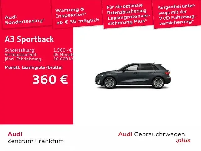 Gebraucht Audi A3 Advanced 150 PS (110 kW) 2023 Manhattangrau metallic/manhatt Limousine