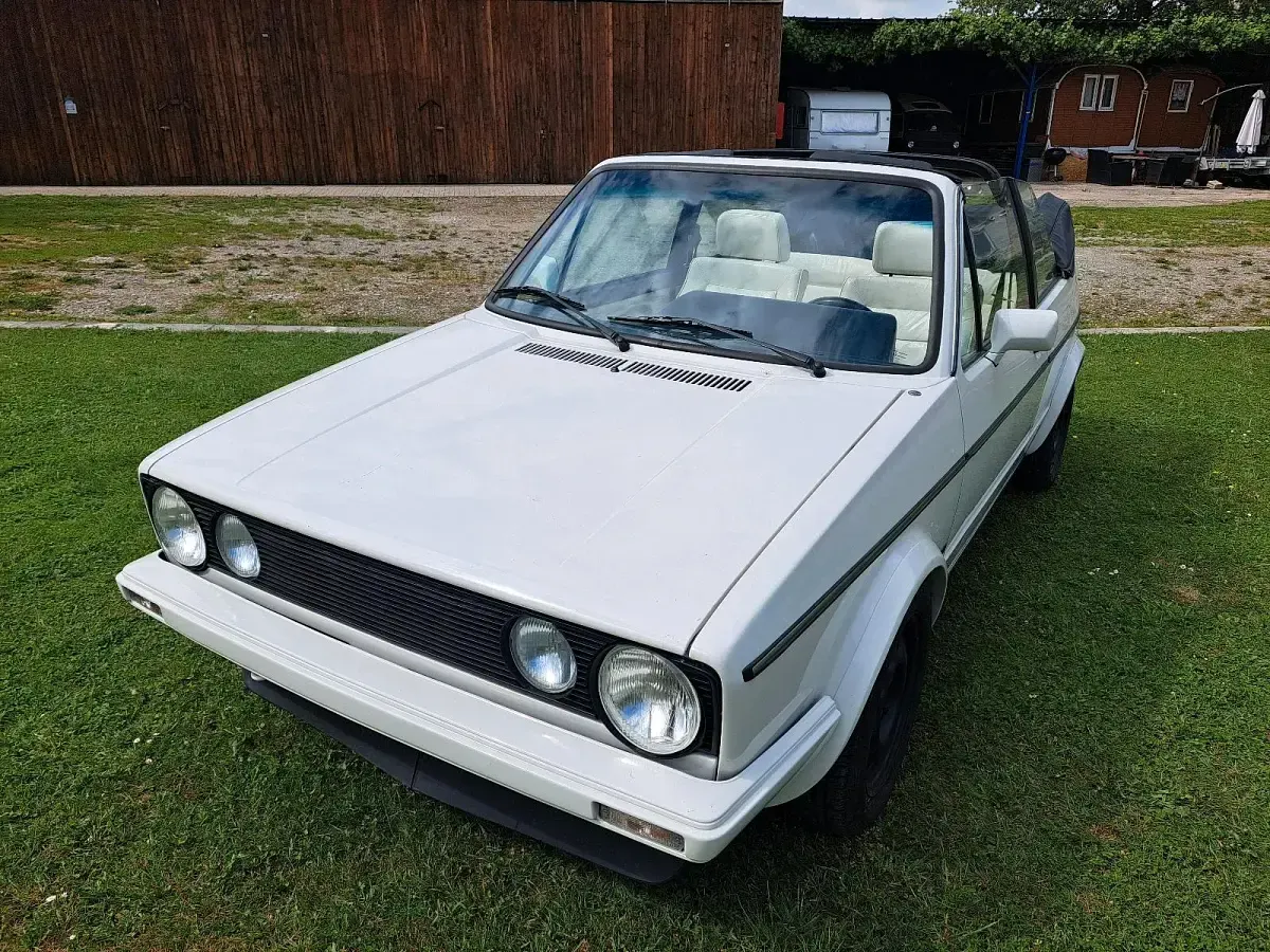 Gebraucht VW Golf Cabriolet 98 PS (72 kW) 1987 Weiß Cabrio