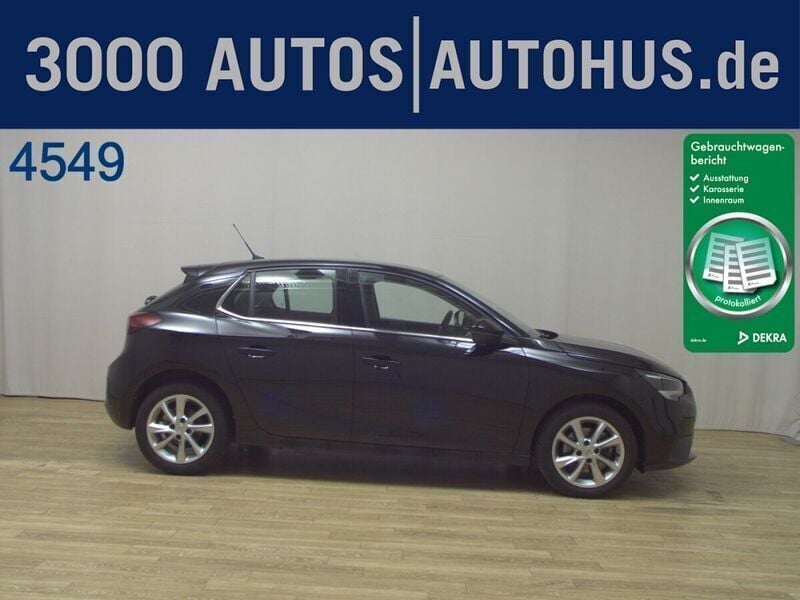 Schwarz Gebraucht 2021 Opel Corsa Elegance Kleinwagen | 12.980 € (Guter Preis) - Bild 1/4
