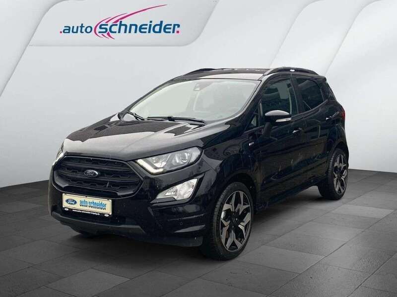 Obsidianschwarz metallic (metallic) Gebraucht 2022 Ford Ecosport ST-Line SUV | 23.990 € - Bild 1/4