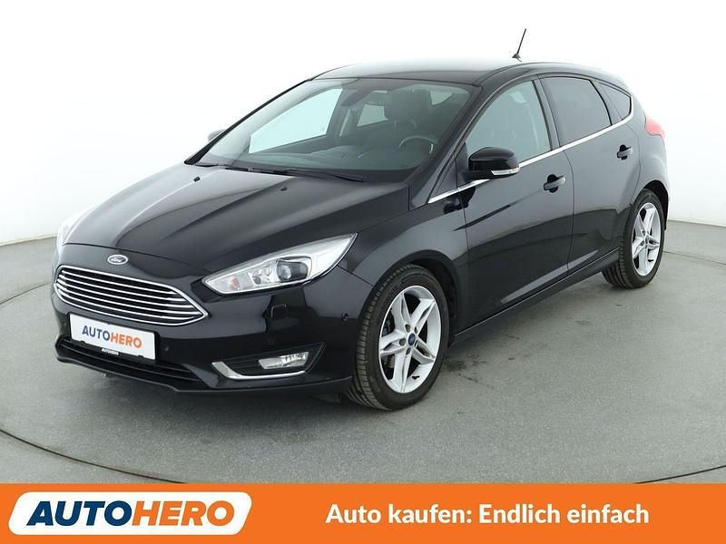 Gebraucht Ford Focus Titanium 125 PS (91 kW) 2018 Schwarz Kleinwagen