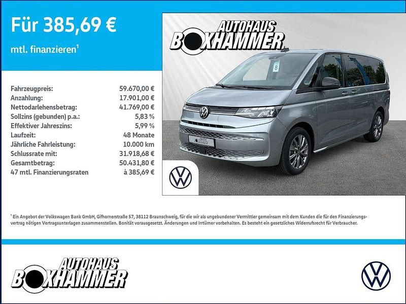 Silber Gebraucht 2024 VW Multivan Life Van | 59.670 € - Bild 1/4