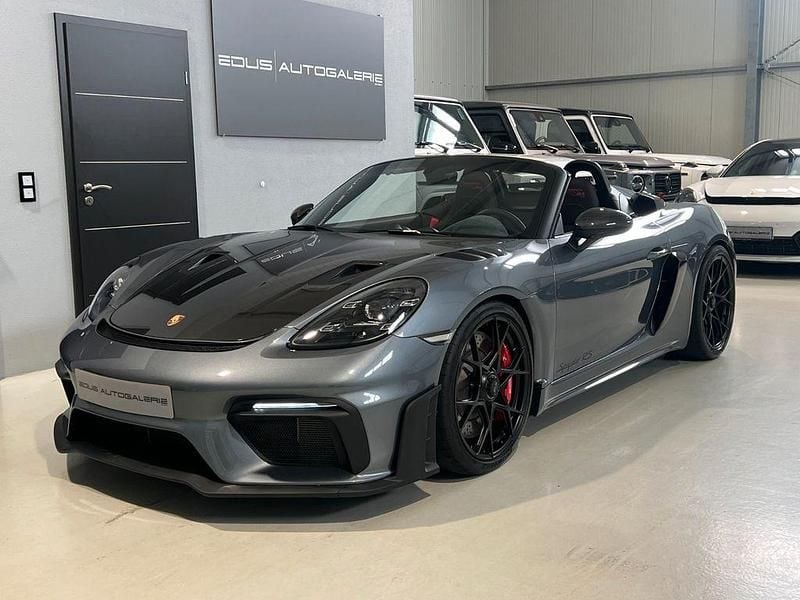 Grau Gebraucht 2024 Porsche Boxster Spyder Cabrio | 156.900 € - Bild 1/4