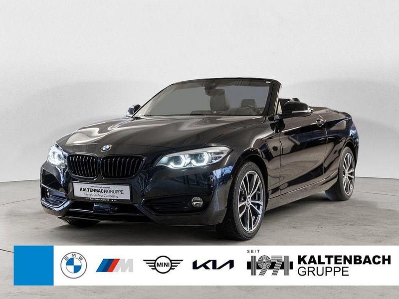 Schwarz Gebraucht 2019 BMW 220 Sport Line Cabrio | 23.890 € (Fairer Preis) - Bild 1/3