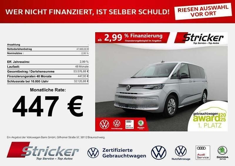 Reflexsilber metallic Gebraucht 2024 VW T7 Life Van | 47.889 € (Superpreis) - Bild 1/3