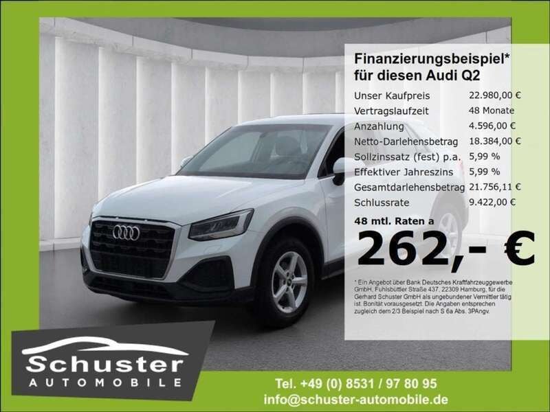 Weiss Gebraucht 2023 Audi Q2 Comfort SUV | 22.980 € (Guter Preis) - Bild 1/4