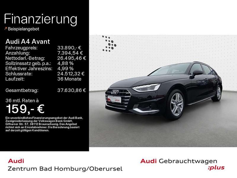 Gebraucht Audi A4 Advanced Plus 204 PS (150 kW) 2024 Brillantschwarz Kombi