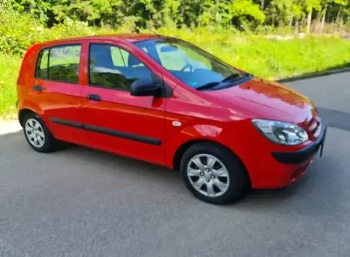 Gebraucht Hyundai Getz 2008 Rot Kleinwagen