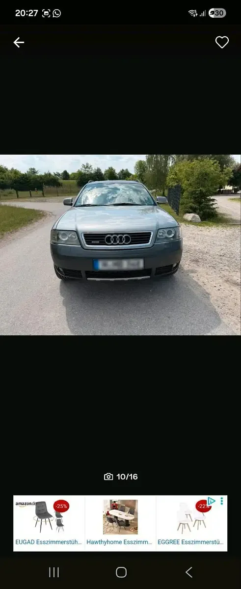 Gebraucht Audi A6 179 PS (131 kW) 2001 Grau Kombi