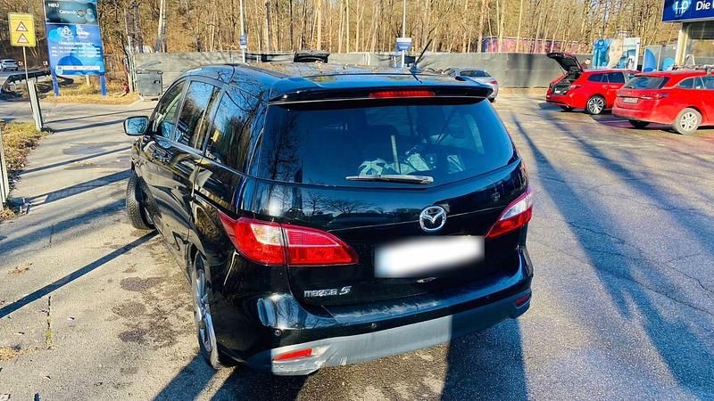 Gebraucht Mazda 5 Edition 116 PS (85 kW) 2012 Schwarz Van / Kleinbus