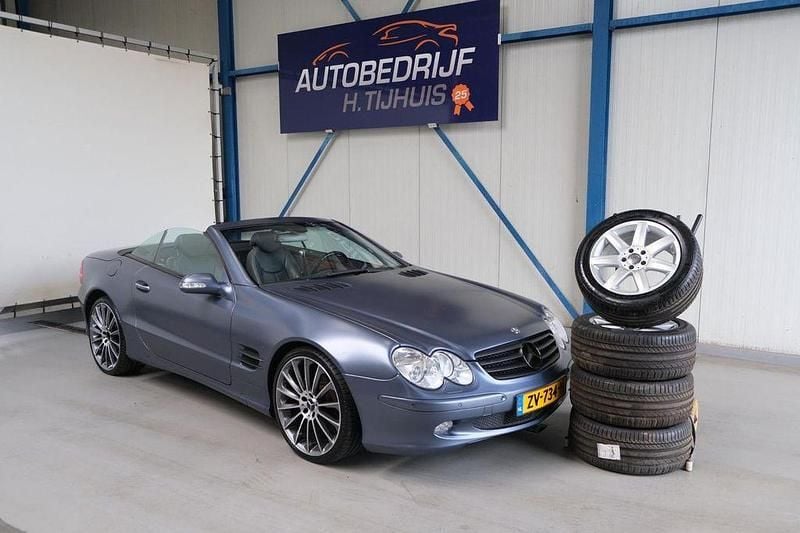Gebraucht Mercedes SL500 306 PS (225 kW) 2002 Silber Cabrio