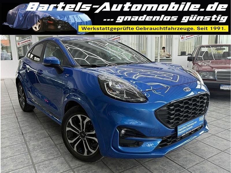 Blau Gebraucht 2021 Ford Puma ST-Line SUV | 13.940 € (Superpreis) - Bild 1/4