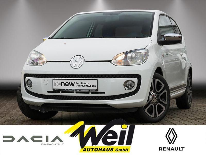Weiß (pure white (weiß)) Gebraucht 2015 VW up! Kleinwagen | 6.990 € (Etwas zu teuer) - Bild 1/4
