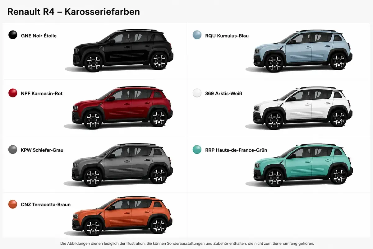 Neu Renault R4 Evolution 89 kW (122 PS) 2026 Kleinwagen