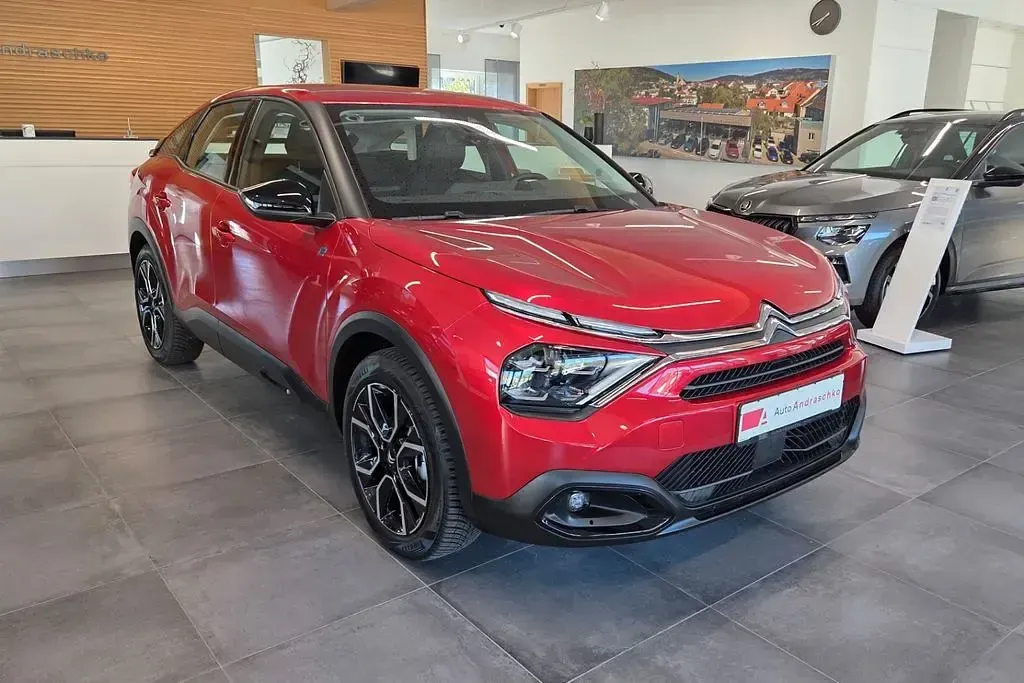 Gebraucht Citroën e-C4 Feel 100 kW (136 PS) 2023 Rot Limousine