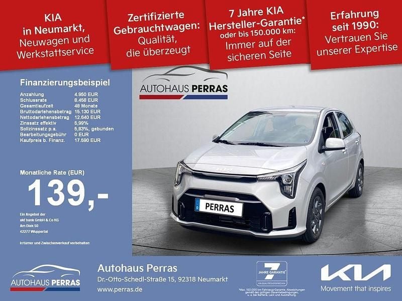 Silber Neu 2025 Kia Picanto Vision Kleinwagen | 17.590 € (Fairer Preis) - Bild 1/4