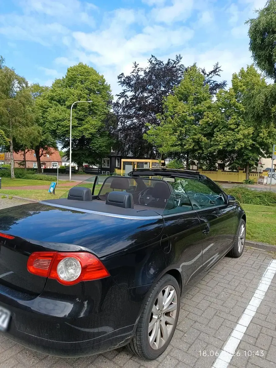 Gebraucht VW Eos 140 PS (102 kW) 2008 Schwarz Cabrio