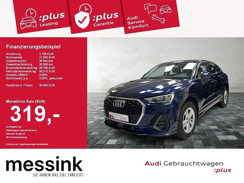 Gebraucht Audi Q3 Sportback Basis 150 PS (110 kW) 2023 Navarrablau metallic SUV