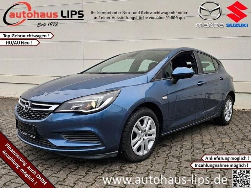 Azur blau (m2) Gebraucht 2016 Opel Astra Edition Limousine | 10.890 € (Teuer) - Bild 1/4