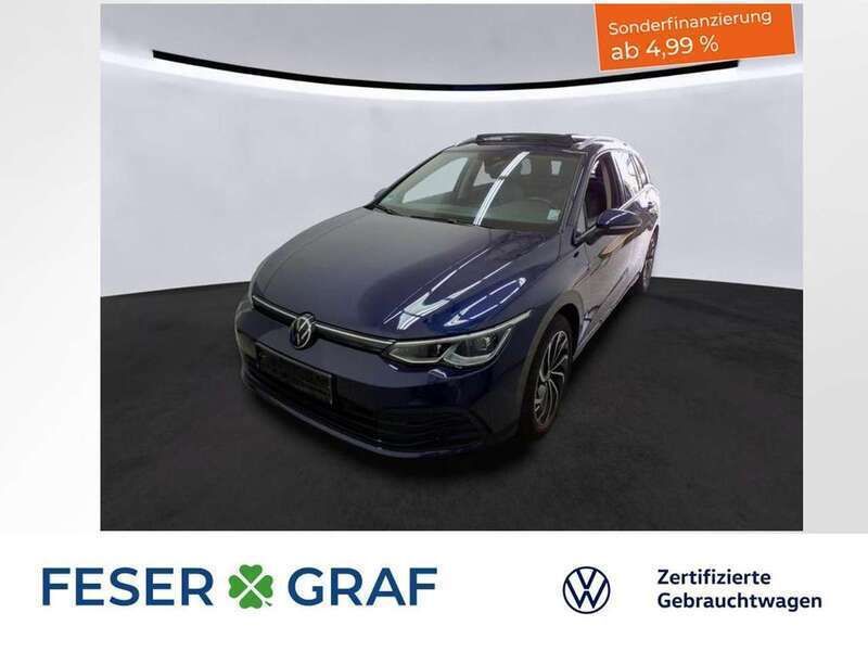 Atlantik blue metallic Gebraucht 2021 VW Golf VIII Life Kombi | 20.950 € (Fairer Preis) - Bild 1/2