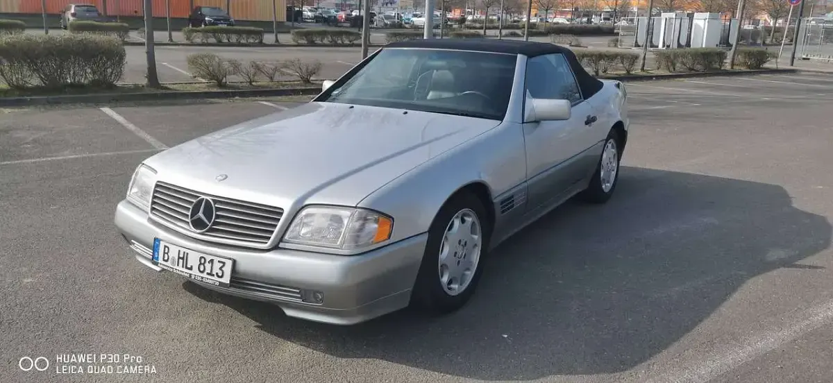 Gebraucht Mercedes SL500 326 PS (239 kW) 1991 Silber Cabrio