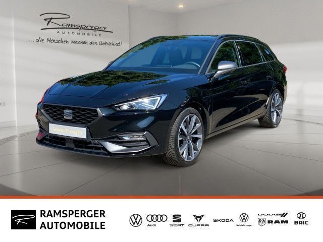 Schwarz (mitternachtsschwarz) Gebraucht 2021 Seat Leon ST FR Kombi | 20.990 € (Fairer Preis) - Bild 1/4