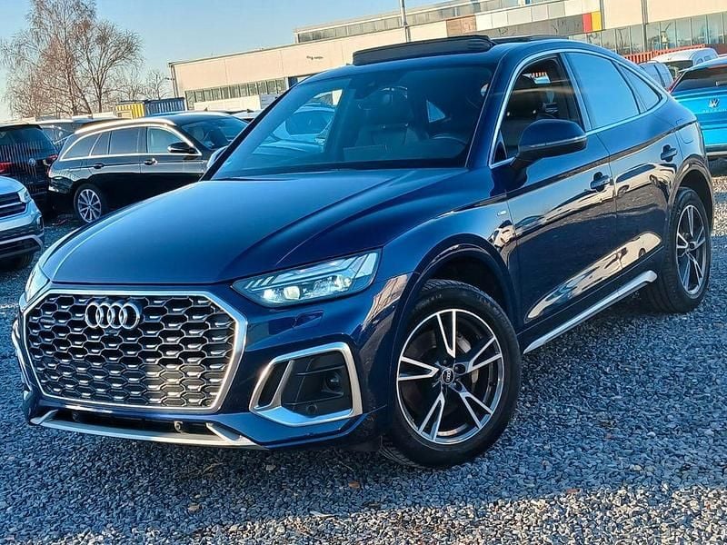 Blau Gebraucht 2021 Audi Q5 Sportback S-Line SUV | 31.999 € (Superpreis) - Bild 1/4