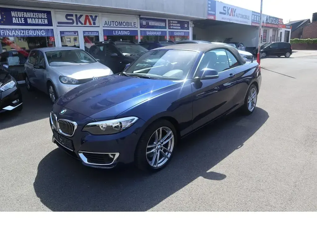 Gebraucht BMW 220 Luxury Line 184 PS (135 kW) 2017 Blau Cabrio
