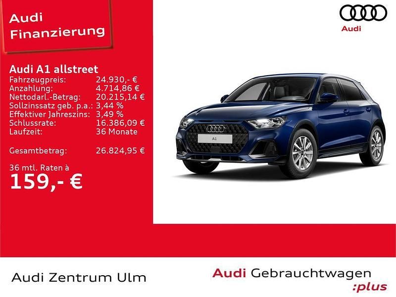 Navarrablau metallic Gebraucht 2025 Audi A1 Sport Limousine | 24.930 € (Fairer Preis) - Bild 1/4