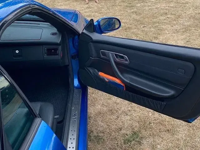 Gebraucht Mercedes SLK200 163 PS (119 kW) 2001 Blau Cabrio